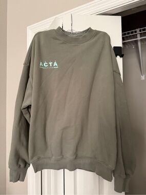 ACTA Olive Crewneck Sweatshirt for Women